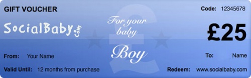 Gift Voucher For a Boy